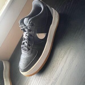 NBA Black silver Nike Air Force 1s